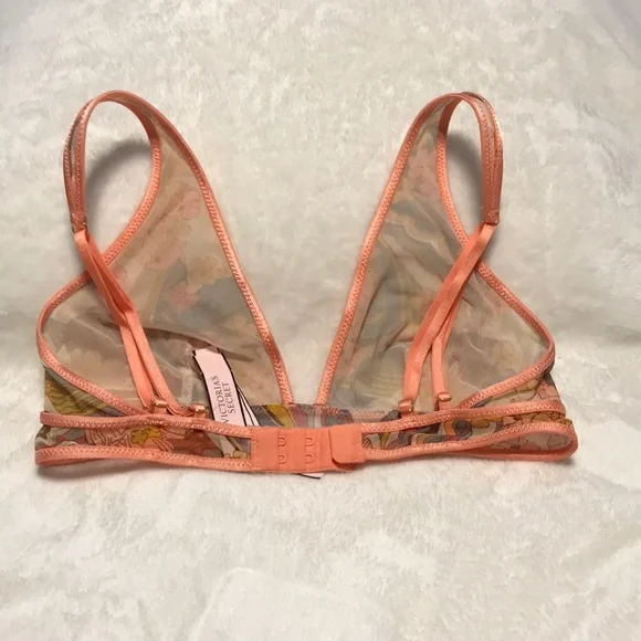 Victoria’s Secret bralette peach floral size XS - Picture 4 of 5